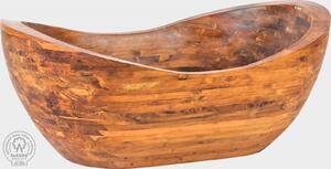 FaKOPA Luxusní dřevěná vana z kvalitního teaku NATASHA Mdum