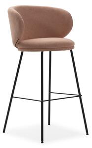 Světle růžové barové židle v sadě 2 ks (výška sedáku 65 cm) Rush – Marckeric