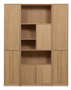 Modulární knihovna v dekoru dubu v přírodní barvě 157x199 cm Modulair – vtwonen