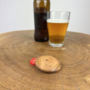 Dřevěný otvírák na pivo Goldie, meruňka