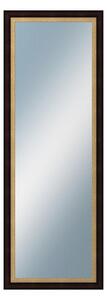 DANTIK - Zarámované zrcadlo - rozměr s rámem cca 50x140 cm z lišty SCALA hnědá (2754)