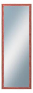 DANTIK - Zarámované zrcadlo - rozměr s rámem cca 50x140 cm z lišty LYON červená (2707)