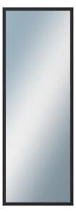 DANTIK - Zarámované zrcadlo - rozměr s rámem cca 50x140 cm z lišty Hliník černá | P05-021 (7005021)