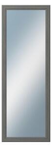 DANTIK - Zarámované zrcadlo - rozměr s rámem cca 50x140 cm z lišty STEP tmavěšedá (3021)