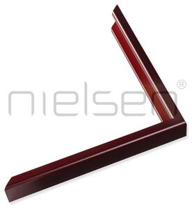DANTIK - Zarámované zrcadlo - rozměr s rámem cca 60x80 cm z lišty Hliník vínová | P269-209 (7269209)