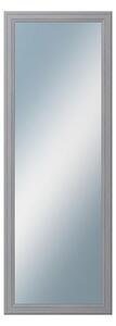 DANTIK - Zarámované zrcadlo - rozměr s rámem cca 50x140 cm z lišty STEP šedá (3019)