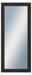 DANTIK - Zarámované zrcadlo - rozměr s rámem cca 60x140 cm z lišty PRAHA černá (2753)