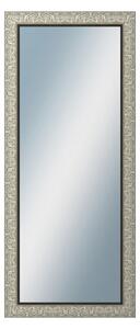 DANTIK - Zarámované zrcadlo - rozměr s rámem cca 60x140 cm z lišty PRAHA stříbrná (2751)