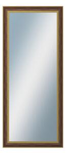 DANTIK - Zarámované zrcadlo - rozměr s rámem cca 60x140 cm z lišty ZVRATNÁ červenozlatá plast (3069)