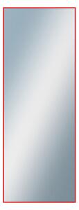DANTIK - Zarámované zrcadlo - rozměr s rámem cca 60x160 cm z lišty Hliník červená | P01-098 (7001098)