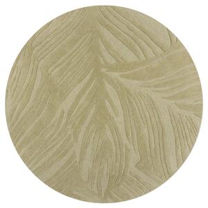Flair Rugs koberce Kusový koberec Solace Lino Leaf Sage kruh ROZMĚR: 160x160 (průměr) kruh