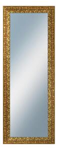 DANTIK - Zarámované zrcadlo - rozměr s rámem cca 60x160 cm z lišty ZVRATNÁ zdobná zlatá (2888)