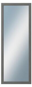 DANTIK - Zarámované zrcadlo - rozměr s rámem cca 60x160 cm z lišty STEP tmavěšedá (3021)