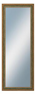 DANTIK - Zarámované zrcadlo - rozměr s rámem cca 60x160 cm z lišty HRAD zelená (3005)