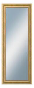 DANTIK - Zarámované zrcadlo - rozměr s rámem cca 60x160 cm z lišty KŘÍDLO velké zlaté patina (2772)