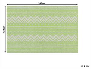 Venkovní koberec 120 x 180 cm zelený NAGPUR