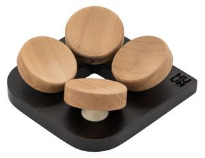 HUUM ergonomický podhlavník do sauny TASA, black