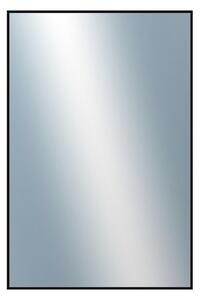 DANTIK - Zarámované zrcadlo - rozměr s rámem cca 80x120 cm z lišty Hliník černá lesklá |P269-016 (7269016)