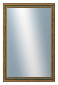 DANTIK - Zarámované zrcadlo - rozměr s rámem cca 80x120 cm z lišty HRAD zelená (3005)
