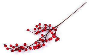 Umělá větvička šípky k aranžování - červená