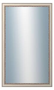 DANTIK - Zarámované zrcadlo - rozměr s rámem cca 60x100 cm z lišty PROVENCE bílá (2652)