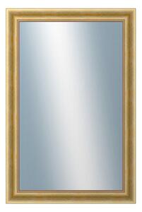 DANTIK - Zarámované zrcadlo - rozměr s rámem cca 80x120 cm z lišty KŘÍDLO velké zlaté patina (2772)