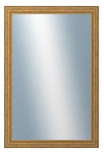 DANTIK - Zarámované zrcadlo - rozměr s rámem cca 80x120 cm z lišty HRAD zlatá patina (2822)