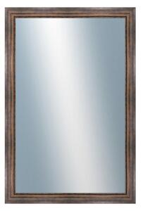 DANTIK - Zarámované zrcadlo - rozměr s rámem cca 80x120 cm z lišty TRITON široký měď antik (2951)