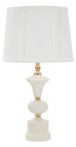 Bílá stolní lampa s textilním stínidlem (výška 57 cm) Caserta – Mauro Ferretti
