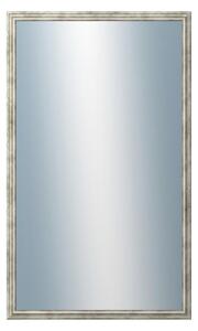 DANTIK - Zarámované zrcadlo - rozměr s rámem cca 60x100 cm z lišty TRITON stříbrná (2143)