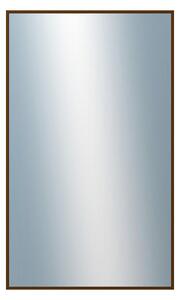 DANTIK - Zarámované zrcadlo - rozměr s rámem cca 60x100 cm z lišty Hliník hnědá | P269-211 (7269211)