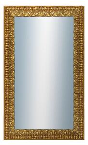 DANTIK - Zarámované zrcadlo - rozměr s rámem cca 60x100 cm z lišty ZVRATNÁ zdobná zlatá (2888)