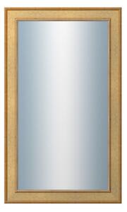 DANTIK - Zarámované zrcadlo - rozměr s rámem cca 60x100 cm z lišty TOOTH zlatá (2778)