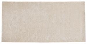 Viskózový koberec 80 x 150 cm světle béžový GESI II
