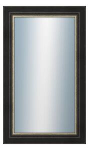 DANTIK - Zarámované zrcadlo - rozměr s rámem cca 60x100 cm z lišty GREECE černá (2641)