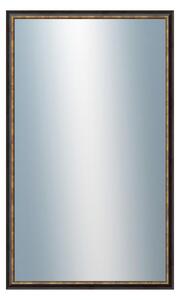 DANTIK - Zarámované zrcadlo - rozměr s rámem cca 60x100 cm z lišty TRITON černá (2139)
