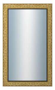 DANTIK - Zarámované zrcadlo - rozměr s rámem cca 60x100 cm z lišty PRAHA zlatá (2752)