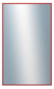 DANTIK - Zarámované zrcadlo - rozměr s rámem cca 60x100 cm z lišty Hliník červená P269-210 (7269210)