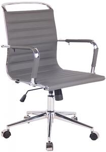 Kancelářská židle Barton ~ koženka Barva Šedá