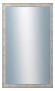 DANTIK - Zarámované zrcadlo - rozměr s rámem cca 60x100 cm z lišty ANDRÉ velká stříbrná (3157)