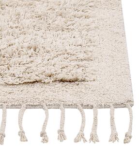 Bavlněný koberec 80 x 150 cm béžový BITLIS