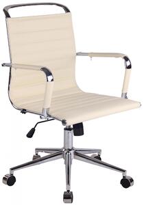 Kancelářská židle Barton ~ koženka Barva Krémová