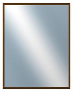 DANTIK - Zarámované zrcadlo - rozměr s rámem cca 40x50 cm z lišty Hliník hnědá | P269-211 (7269211)