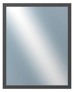 DANTIK - Zarámované zrcadlo - rozměr s rámem cca 40x50 cm z lišty KASSETTE šedá (3078)