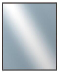 DANTIK - Zarámované zrcadlo - rozměr s rámem cca 40x50 cm z lišty Hliník hnědá | P01-022 (7001022)