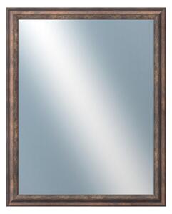 DANTIK - Zarámované zrcadlo - rozměr s rámem cca 40x50 cm z lišty TRITON měď antik (2141)
