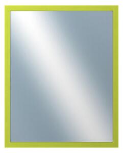 DANTIK - Zarámované zrcadlo - rozměr s rámem cca 40x50 cm z lišty PASTELKA světle zelená rovná (2560)