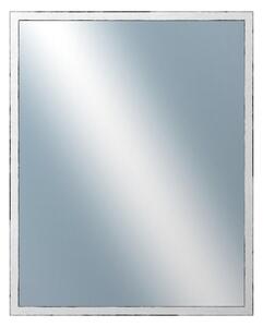 DANTIK - Zarámované zrcadlo - rozměr s rámem cca 40x50 cm z lišty AKVAREL bílá vysoká (2657)
