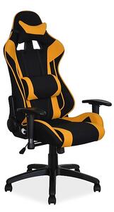 Herní židle VAJA - černá / žlutá