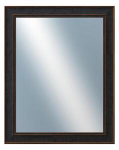 DANTIK - Zarámované zrcadlo - rozměr s rámem cca 40x50 cm z lišty ANDRÉ velká černá (3154)